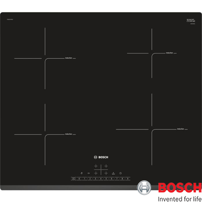 Bếp từ Bosch PUJ631BB2E 3 vùng nấu serie 4 hiện đại, đẳng cấp